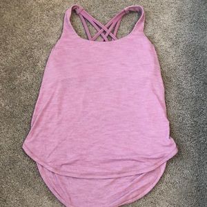 LULULEMON Tank w/bra size 6